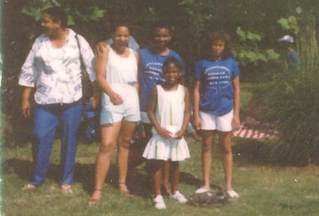 Yep. There's little ole me in the white dress at 6 years old...probably towering over all the other kids my age LOL