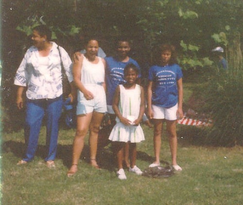 Yep. There's little ole me in the white dress at 6 years old...probably towering over all the other kids my age LOL