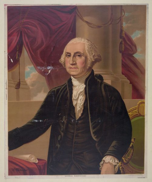 Weidenbach, Augustus, Artist, and Gilbert Stuart. "George Washington" / A. Weidenbach. [1876, ca. 1876] Image. Retrieved from the Library of Congress, https://www.loc.gov/item/2009633671/. (Accessed September 19, 2016.)