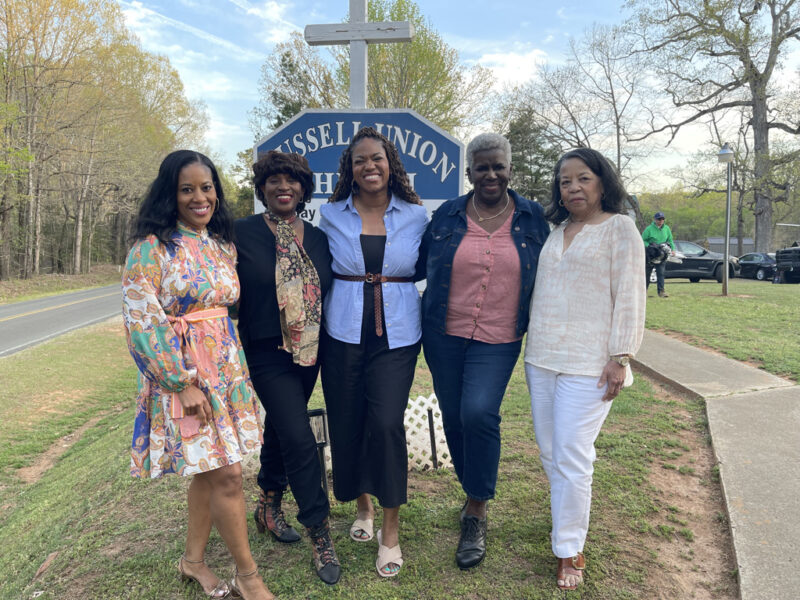 Soror Kelley, Linda, yours truly, Valarie, and Ms. Marie